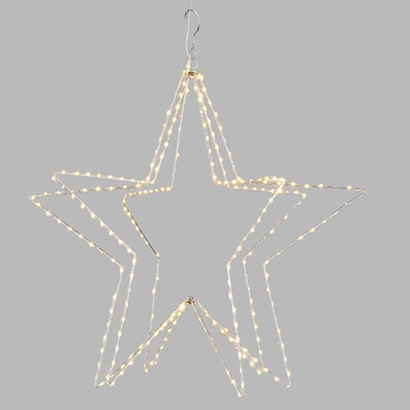 Holiday | Raz 1775 Lighted Star 24 Warm White Led Lights | Poshmark